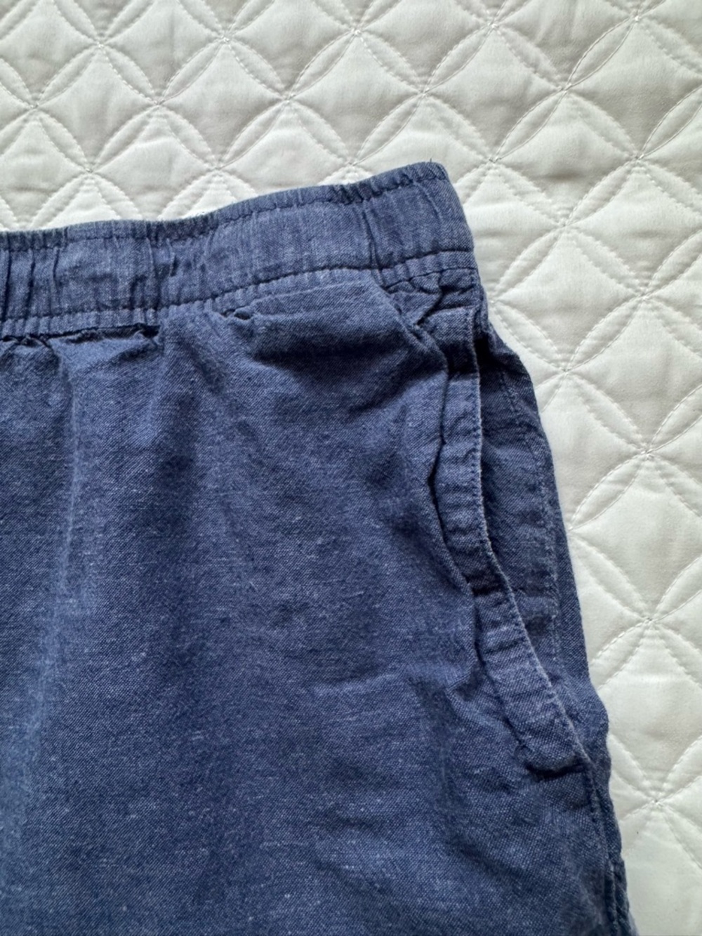 Patagonia Island Hemp Baggies Shorts 3" Pull On Woven Navy Blue Size Large - Picture 8 of 14